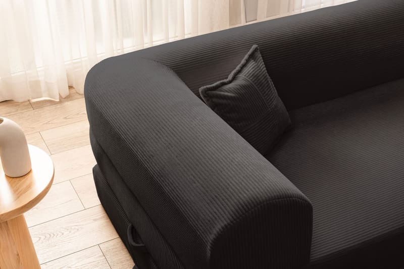 Hjørnesovesofa Atelier Del Sofa Legom Eco (280 x 90 x 25 cm) Antrasitt - Møbler - Sofaer - Sovesofaer