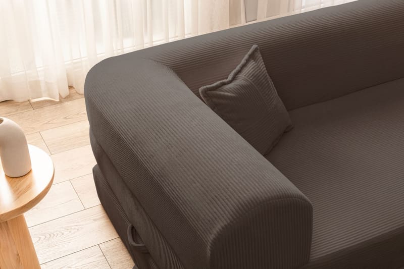 Hjørnesovesofa Atelier Del Sofa Legom Eco (280 x 90 x 25 cm) Brun - Møbler - Sofaer - Sovesofaer