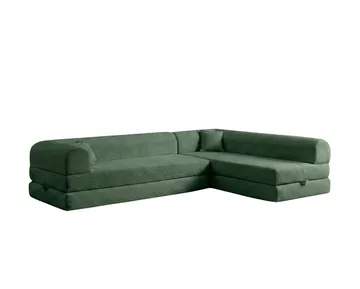 Hjørnesovesofa Atelier Del Sofa Legom Eco (280 x 90 x 25 cm) Grønn