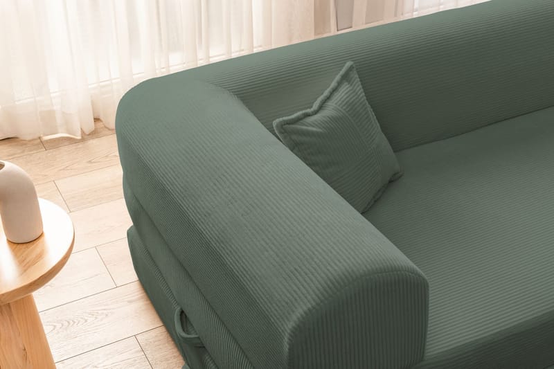 Hjørnesovesofa Atelier Del Sofa Legom Eco (280 x 90 x 25 cm) Grønn - Møbler - Sofaer - Sovesofaer