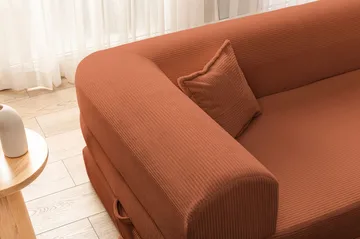 Hjørnesovesofa Atelier Del Sofa Legom Eco (280 x 90 x 25 cm) Tile Red - Møbler - Sofaer - Sovesofaer