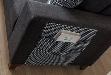 Hjørnesovesofa Atelier Del Sofa Loft Venstre (230 x 90 x 150 cm) Antrasitt - Antrasitt - Møbler - Sofaer - Sovesofaer