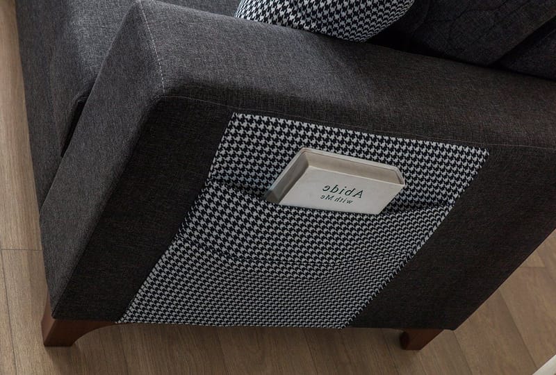 Hjørnesovesofa Atelier Del Sofa Loft Venstre (230 x 90 x 150 cm) Antrasitt - Antrasitt - Møbler - Sofaer - Sovesofaer