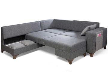 Hjørnesovesofa Atelier Del Sofa Loft Venstre (230 x 90 x 150 cm) Grå - Grå - Møbler - Sofaer - Sovesofaer