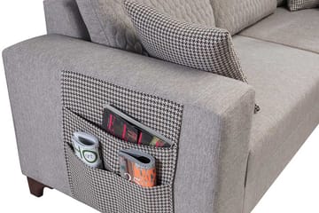 Hjørnesovesofa Atelier Del Sofa Loft Venstre (230 x 90 x 150 cm) Krem - Krem - Møbler - Sofaer - Sovesofaer