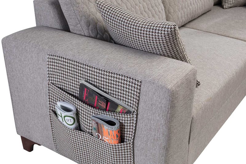 Hjørnesovesofa Atelier Del Sofa Loft Venstre (230 x 90 x 150 cm) Krem - Krem - Møbler - Sofaer - Sovesofaer