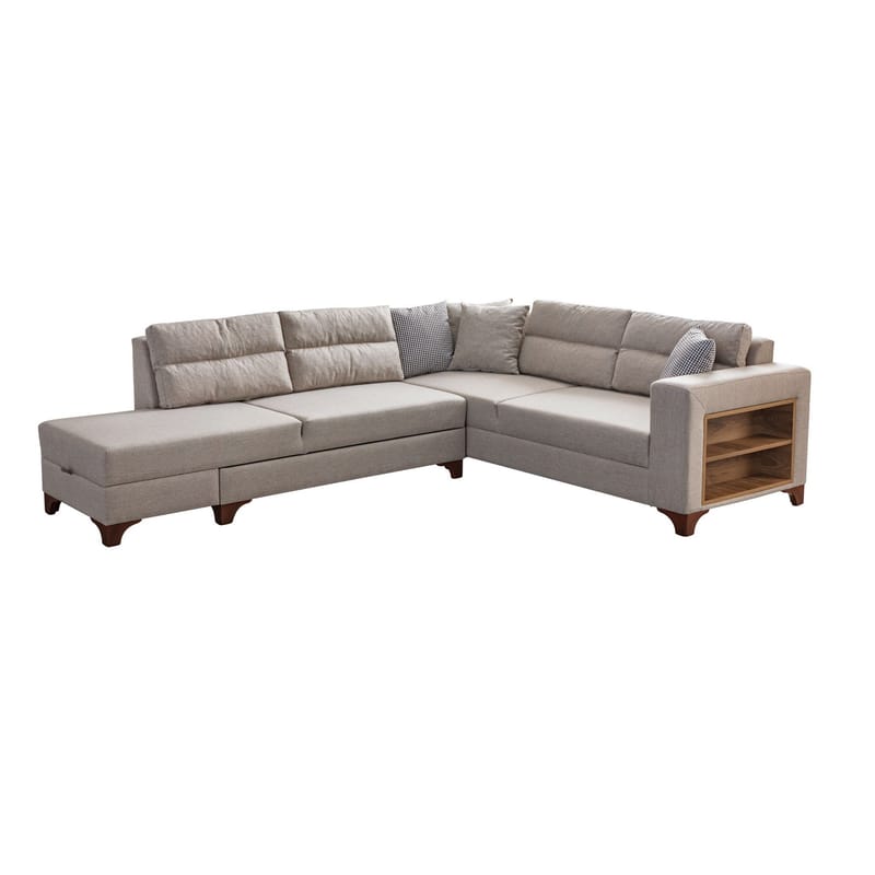 Hjørnesovesofa Atelier Del Sofa T-Loft Høyre (230 x 90 x 150 cm) Krem - Krem - Møbler - Sofaer - Sovesofaer