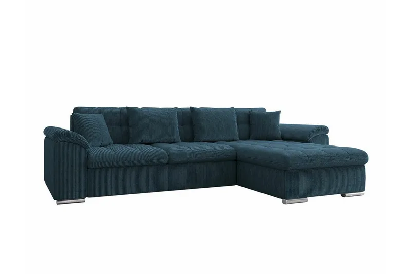 Camior 3-sits Hörnbäddsoffa NO_BRAND Dark blue - Møbler - Sofaer - Sovesofaer - Sovesofa divan