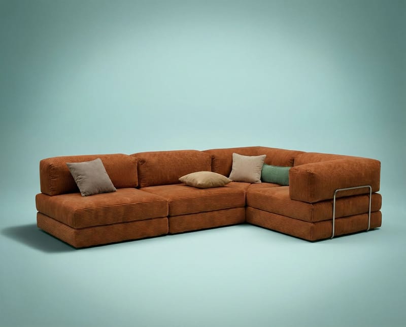 Corner Sofa-Bed Atelier Del Sofa - Møbler - Sofaer - Sovesofaer - Hjørnesovesofa