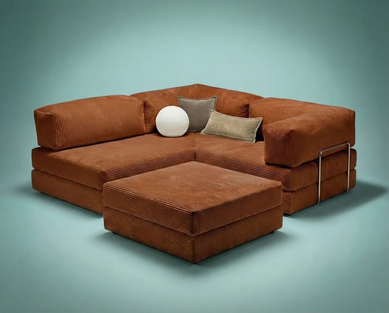 Corner Sofa-Bed Atelier Del Sofa - Møbler - Sofaer - Sovesofaer - Hjørnesovesofa