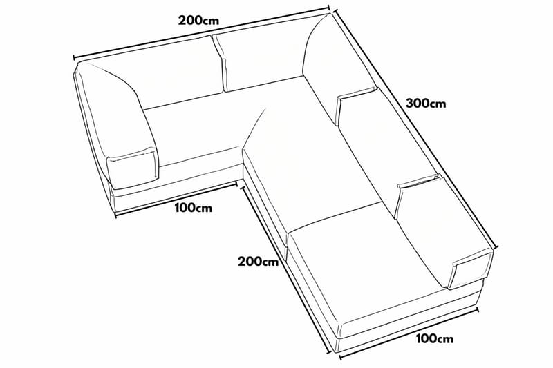 Corner Sofa-Bed Atelier Del Sofa - Møbler - Sofaer - Sovesofaer - Hjørnesovesofa