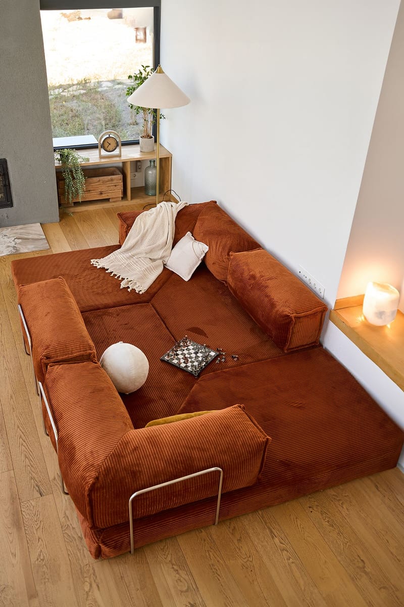 Corner Sofa-Bed Atelier Del Sofa - Møbler - Sofaer - Sovesofaer - Hjørnesovesofa