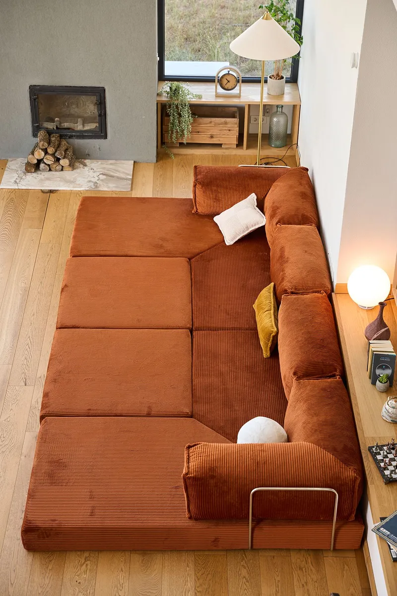 Corner Sofa-Bed Atelier Del Sofa - Møbler - Sofaer - Sovesofaer - Hjørnesovesofa
