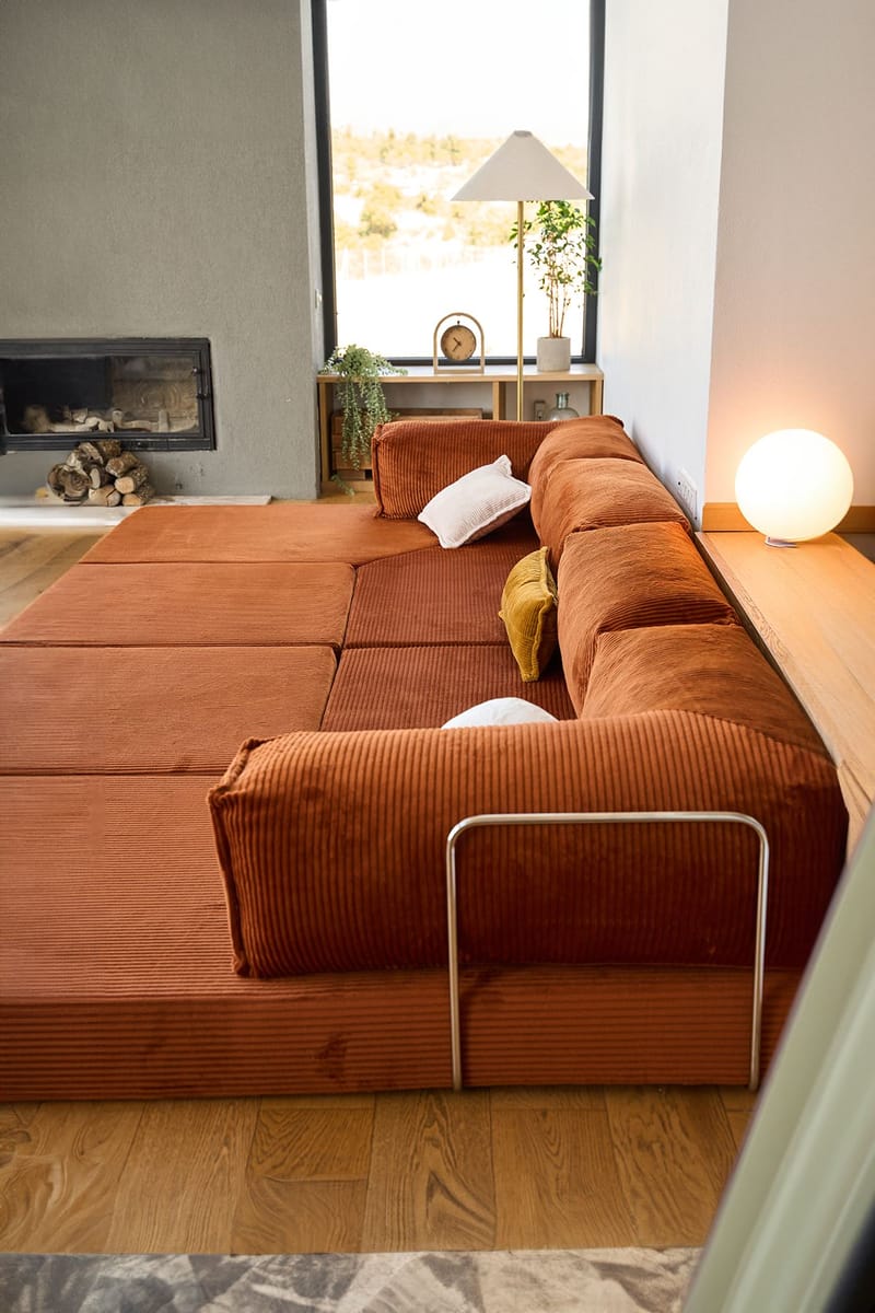 Corner Sofa-Bed Atelier Del Sofa - Møbler - Sofaer - Sovesofaer - Hjørnesovesofa