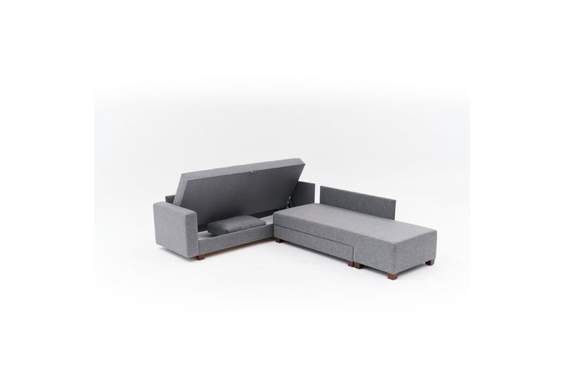 Hjørnesovesofa Cove Venstre Grå - Mørkegrå - Møbler - Sofaer - Sovesofaer