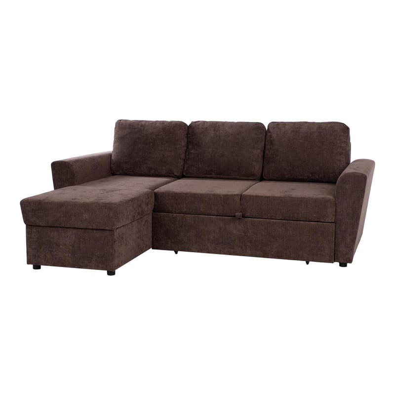 Hjørnesovesofa Fenor - Brun - Møbler - Sofaer - Sovesofaer