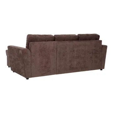 Hjørnesovesofa Fenor - Brun - Møbler - Sofaer - Sovesofaer