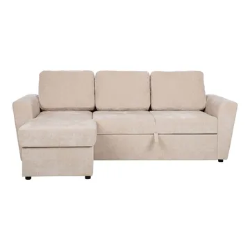 Hjørnesovesofa Fenor - Lys beige - Møbler - Sofaer - Sovesofaer