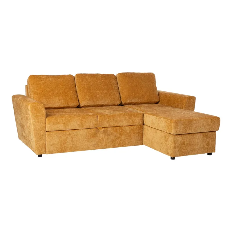 Hjørnesovesofa Fenor, Lys gul