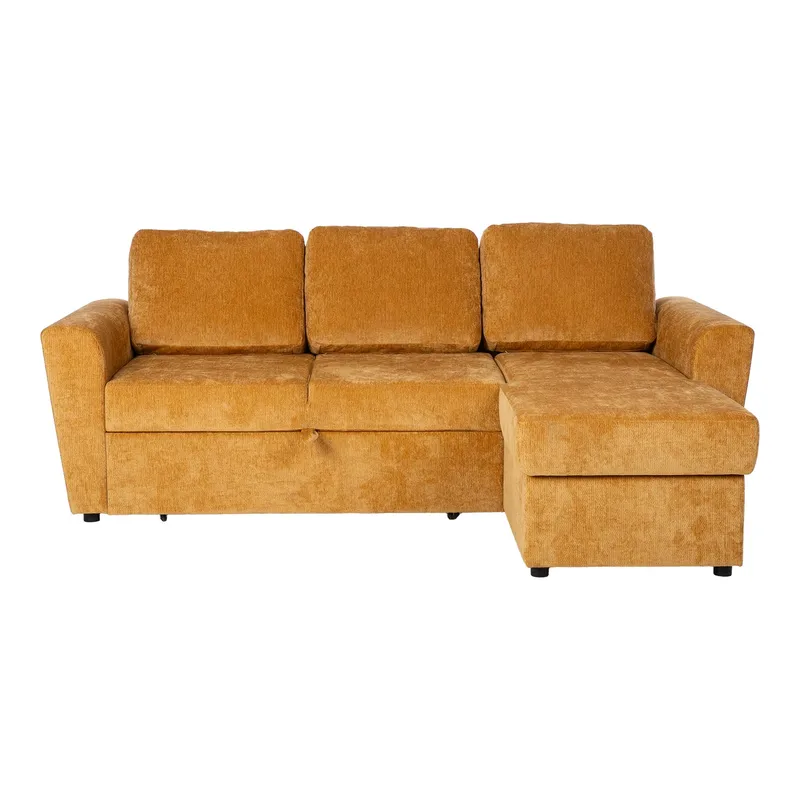 Hjørnesovesofa Fenor - Lys gul - Møbler - Sofaer - Sovesofaer