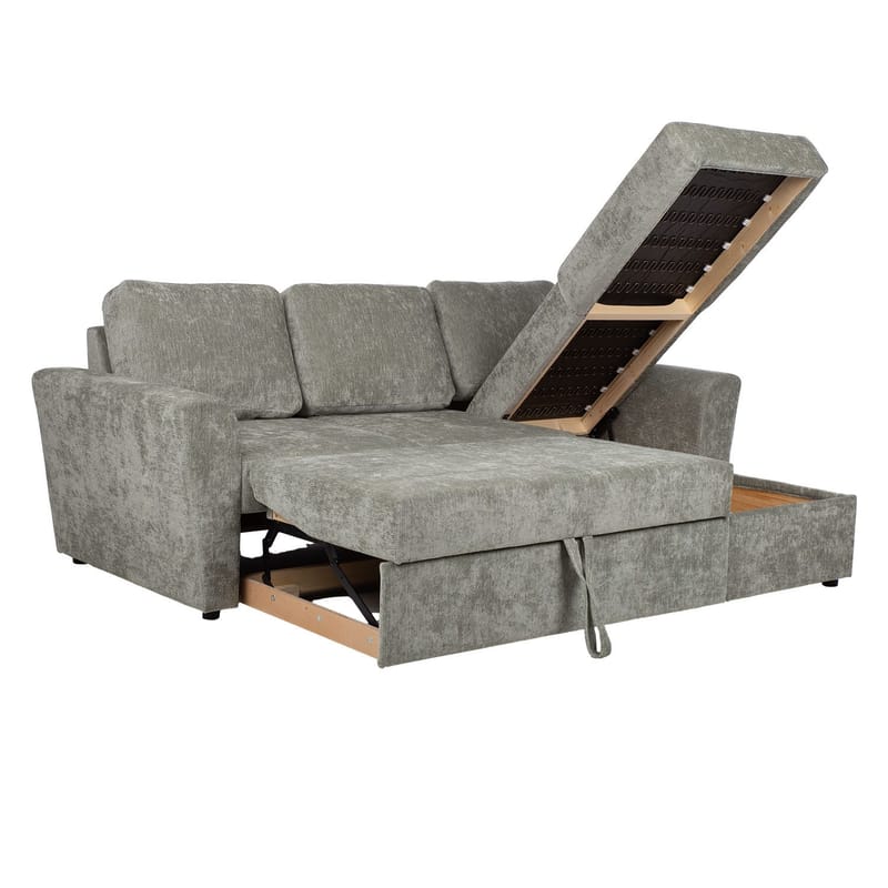 Hjørnesovesofa Fenor - Lysegrønn - Møbler - Sofaer - Sovesofaer