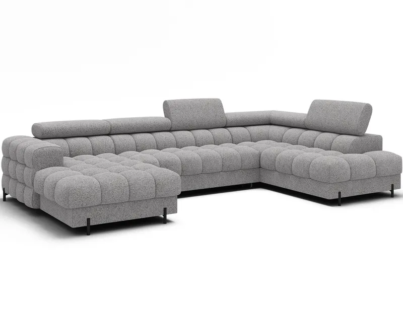 Feraria 6-seters boblete sovesofa med divan og sjeselong, oppbevaring, høyre, Pellerito 03