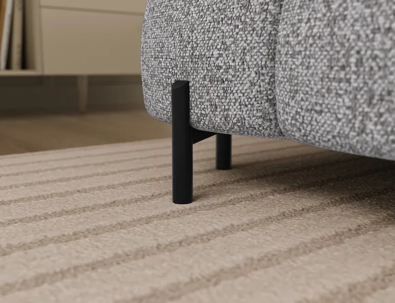 Feraria 6-seters boblete sovesofa med divan og sjeselong, oppbevaring, høyre - Pellerito 03 - Møbler - Sofaer - Sovesofaer - Hjørnesovesofa