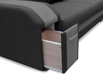 hjørnesofa Assan Nazar 225.07 + Nazar 225.06 Høyrevendt - Møbler - Sofaer - Sovesofaer - Hjørnesovesofa