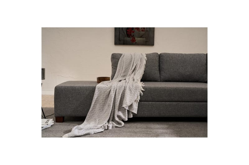 Hjørnesovesofa Iroulport Høyre Grå - Grå - Møbler - Sofaer - Sovesofaer