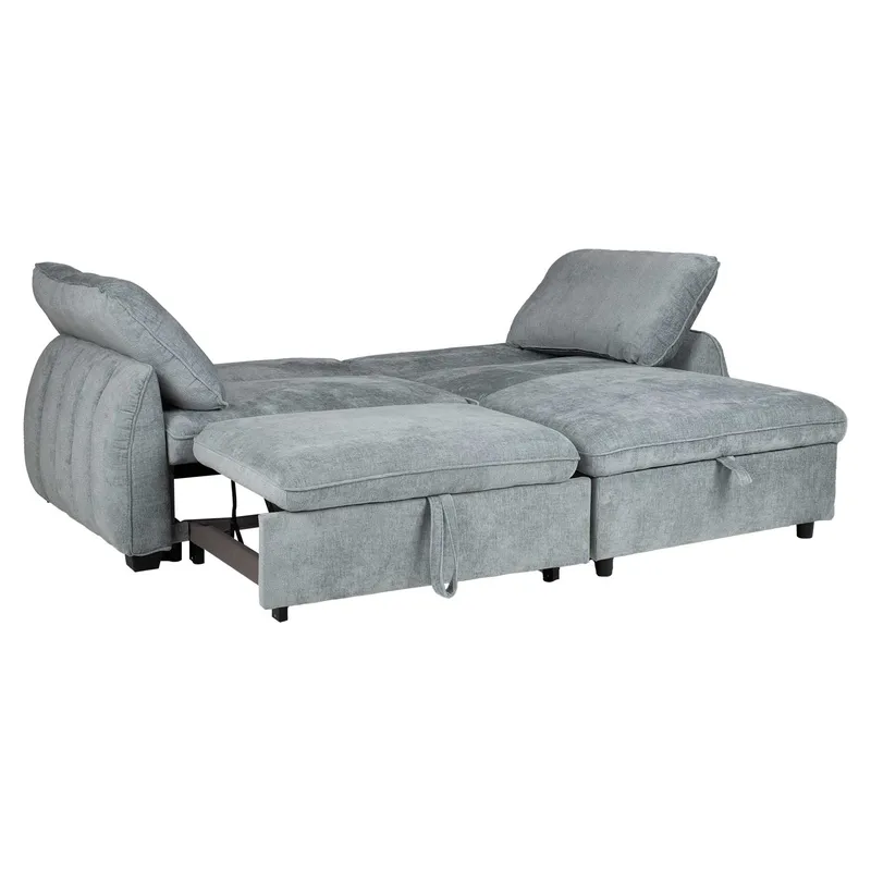 Hjørnesovesofa Klevor - blågrønn - Møbler - Sofaer - Sovesofaer