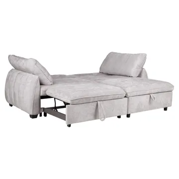 Hjørnesovesofa Klevor - Lys grå - Møbler - Sofaer - Sovesofaer