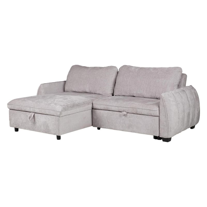 Hjørnesovesofa Klevor - Lys grå - Møbler - Sofaer - Sovesofaer