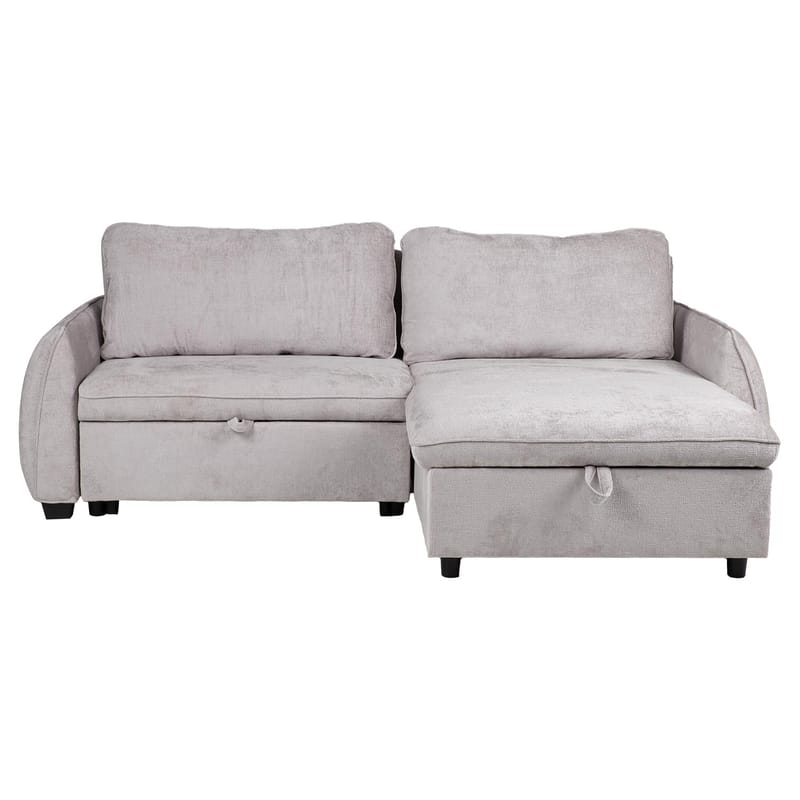 Hjørnesovesofa Klevor - Lys grå - Møbler - Sofaer - Sovesofaer