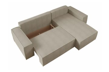 Knocklong 3-seters Hjørnesovesofa - Rosa - Møbler - Sofaer - Sovesofaer - Sovesofa divan