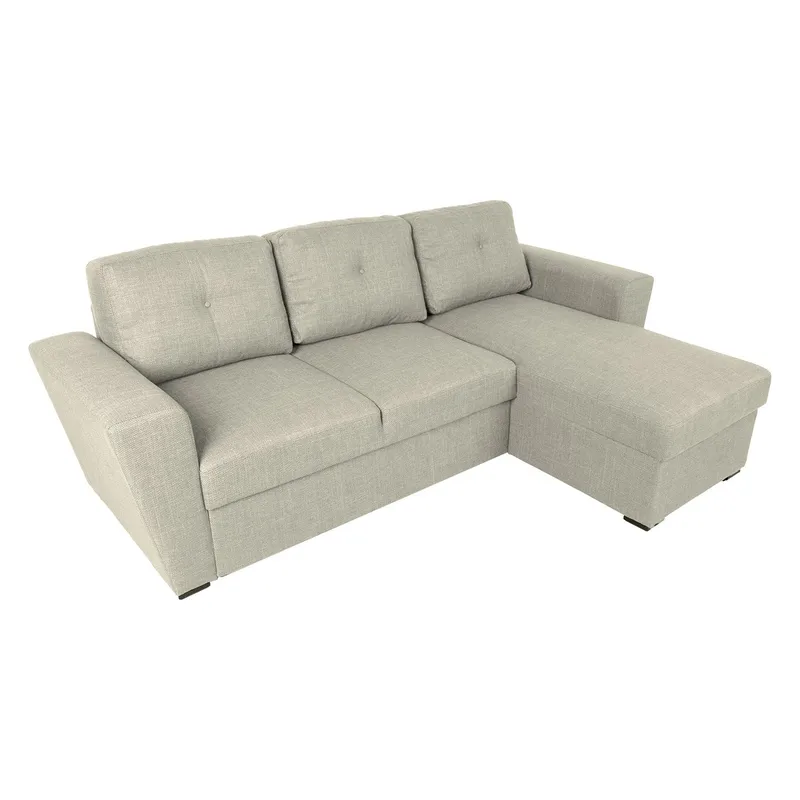 Hjørnesovesofa Korsvik - Beige - Møbler - Sofaer - Sovesofaer