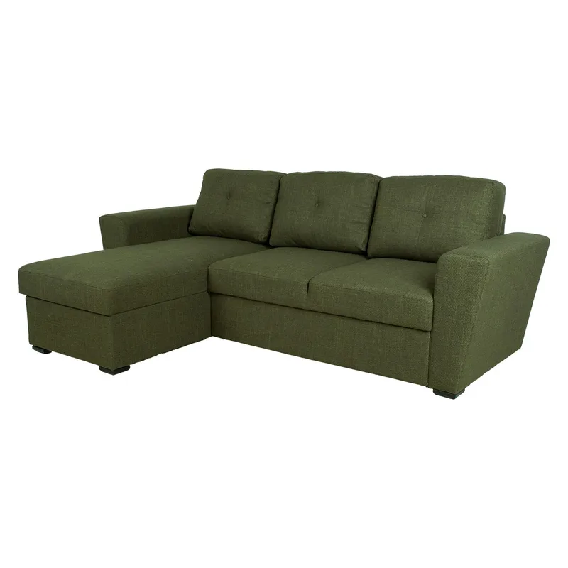 Hjørnesovesofa Korsvik - Grønn - Møbler - Sofaer - Sovesofaer