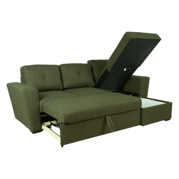 Hjørnesovesofa Korsvik - Grønn - Møbler - Sofaer - Sovesofaer