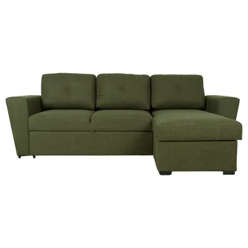 Hjørnesovesofa Korsvik - Grønn - Møbler - Sofaer - Sovesofaer