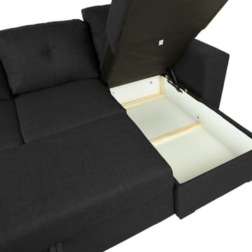 Hjørnesovesofa Korsvik - Mørk grå - Møbler - Sofaer - Sovesofaer