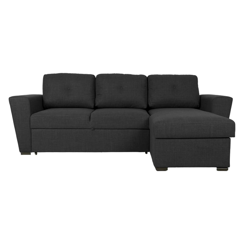 Hjørnesovesofa Korsvik - Mørk grå - Møbler - Sofaer - Sovesofaer