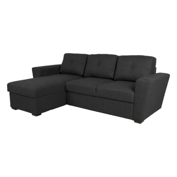 Hjørnesovesofa Korsvik - Mørk grå - Møbler - Sofaer - Sovesofaer
