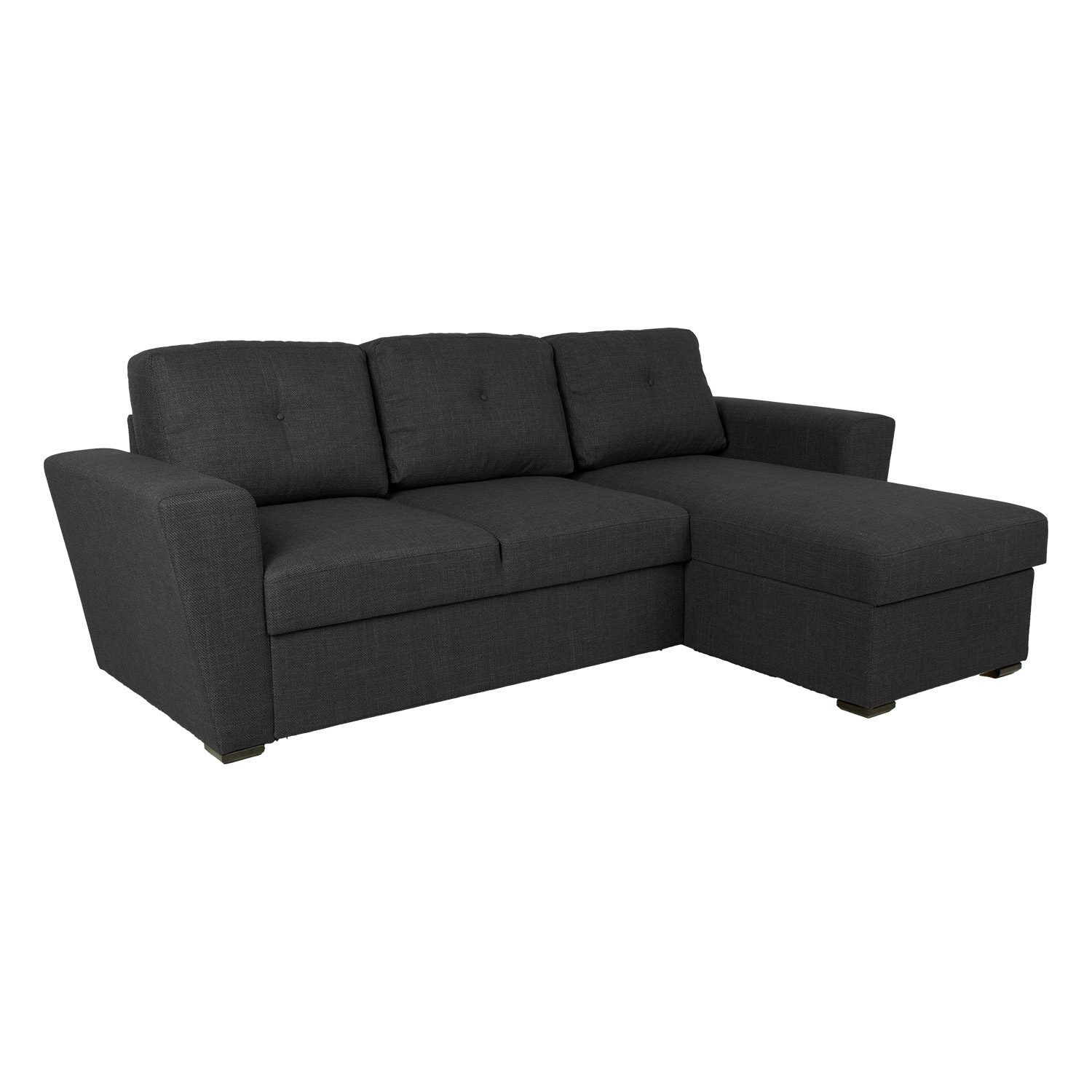 Hjørnesovesofa Korsvik - Mørk grå