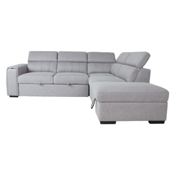 Hjørnesovesofa Selmar Høyre - Grå - Møbler - Sofaer - Sovesofaer