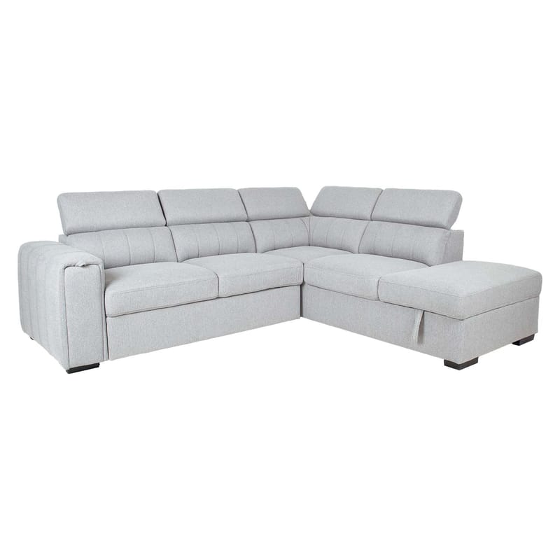 Hjørnesovesofa Selmar Høyre - Grå - Møbler - Sofaer - Sovesofaer