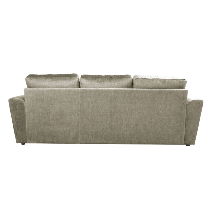 Hjørnesovesofa Tjörnö fløyel - beige fløyel - Møbler - Sofaer - Sovesofaer