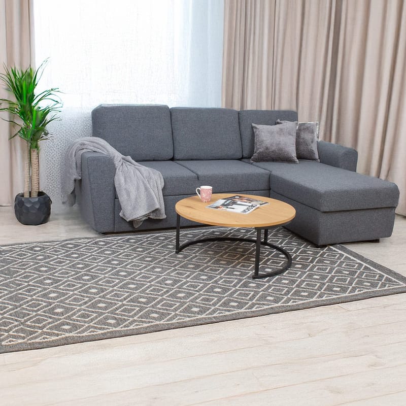 Hjørnesovesofa Tjörnö - Grå - Møbler - Sofaer - Sovesofaer