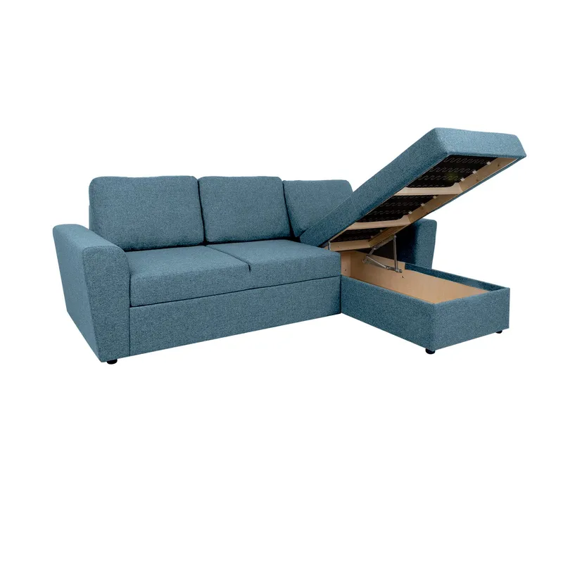 Hjørnesovesofa Tjörnö - Lyseblå - Møbler - Sofaer - Sovesofaer