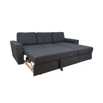 Hjørnesovesofa Tjörnö - Mørk grå - Møbler - Sofaer - Sovesofaer