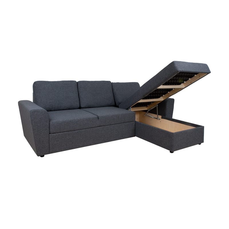 Hjørnesovesofa Tjörnö - Mørk grå - Møbler - Sofaer - Sovesofaer