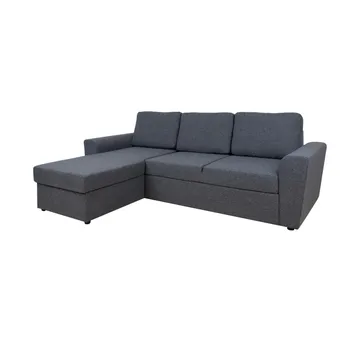 Hjørnesovesofa Tjörnö - Mørk grå - Møbler - Sofaer - Sovesofaer